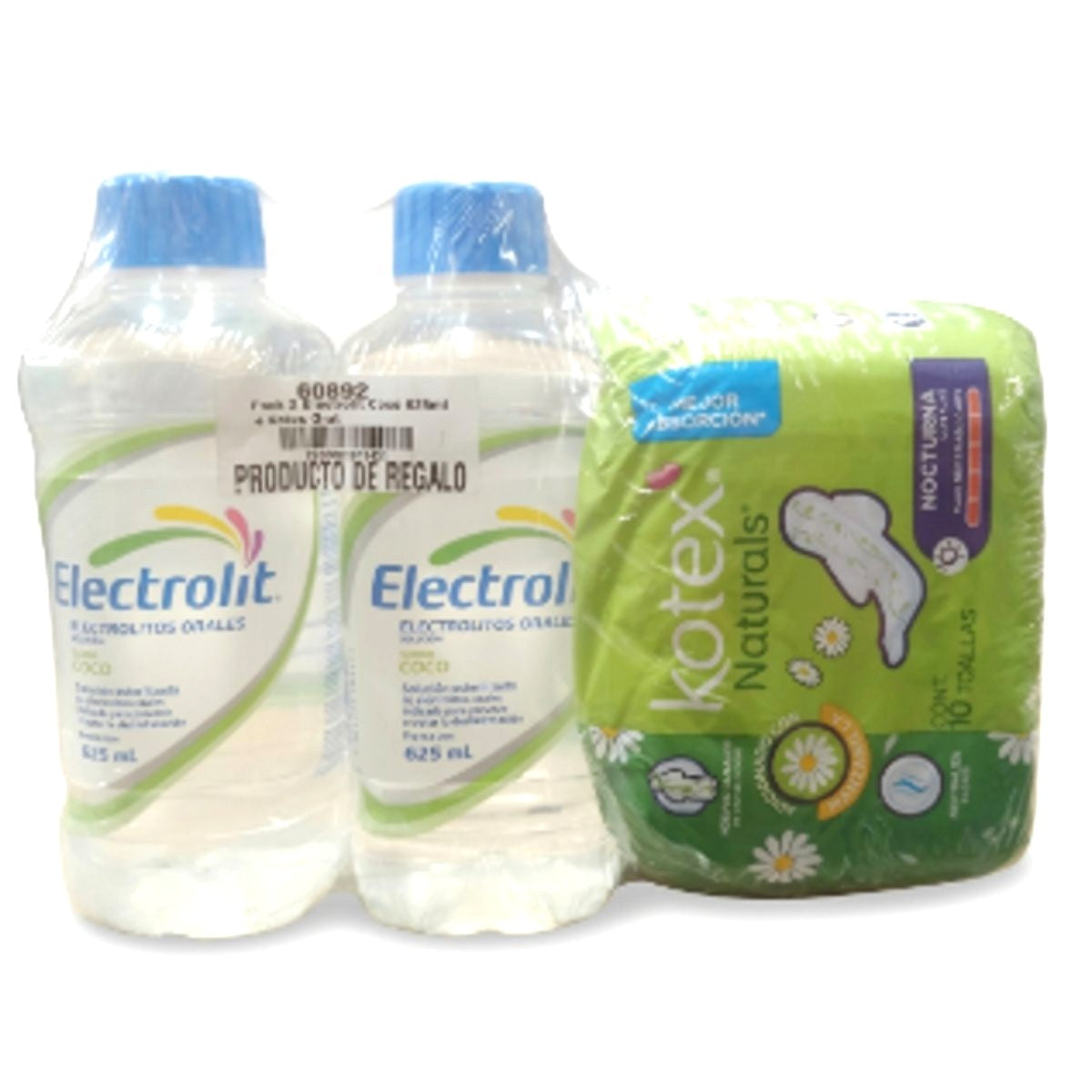 PACK 2 ELECTROLIT COCO 625ML+KOTEXGRAT
