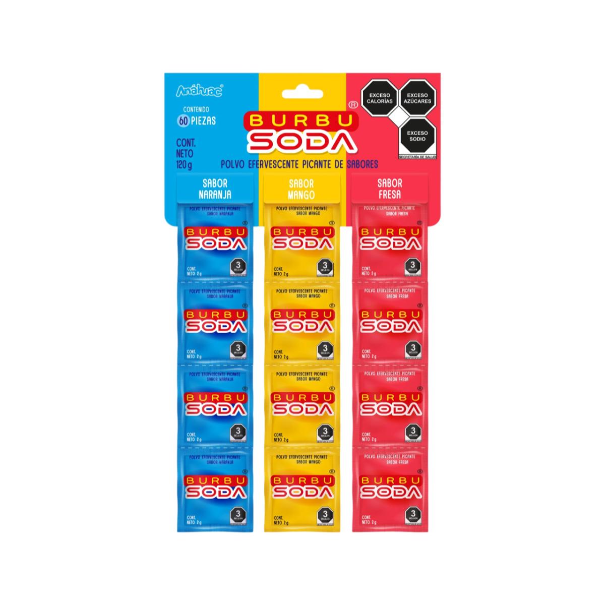 DL BURBU SODA MIX SOLAPABLS 60PZ
