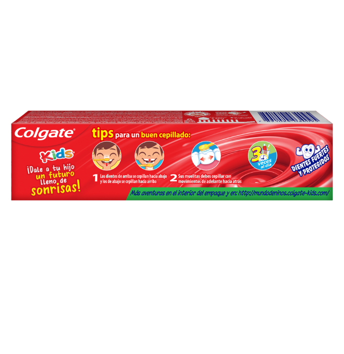 Pasta Dental Infantil Colgate Kids Sabor Uva para Niños 50 Gr