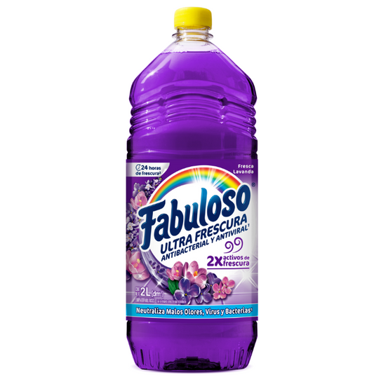 Limpiador Líquido Fabuloso Antibacterial Lavanda 2 Lt