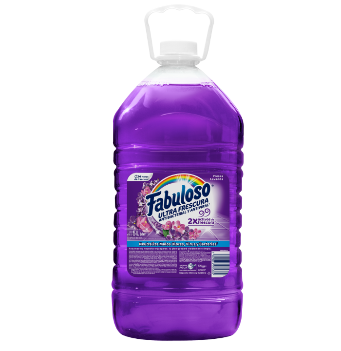 Limpiador Líquido Fabuloso Antibacterial Lavanda de 5 Lt