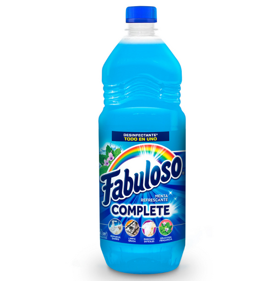 Limpiador Líquido Multiusos Fabuloso Complete Menta Refrescante 828 Ml