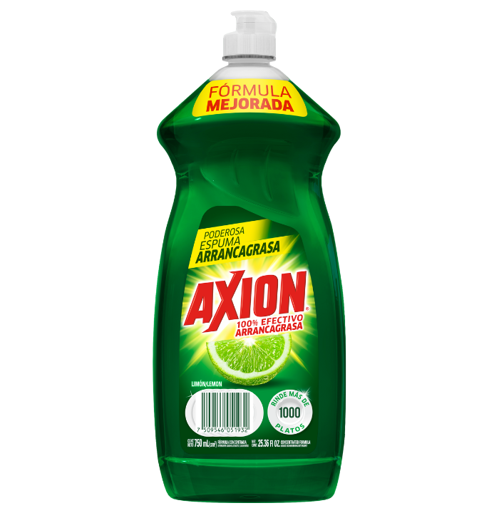 Lavatrastes Líquido Axion Limón 750 Ml