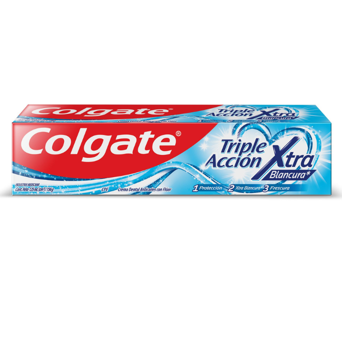 Pasta Dental Colgate Triple Acción Xtra Blancura 125 Ml