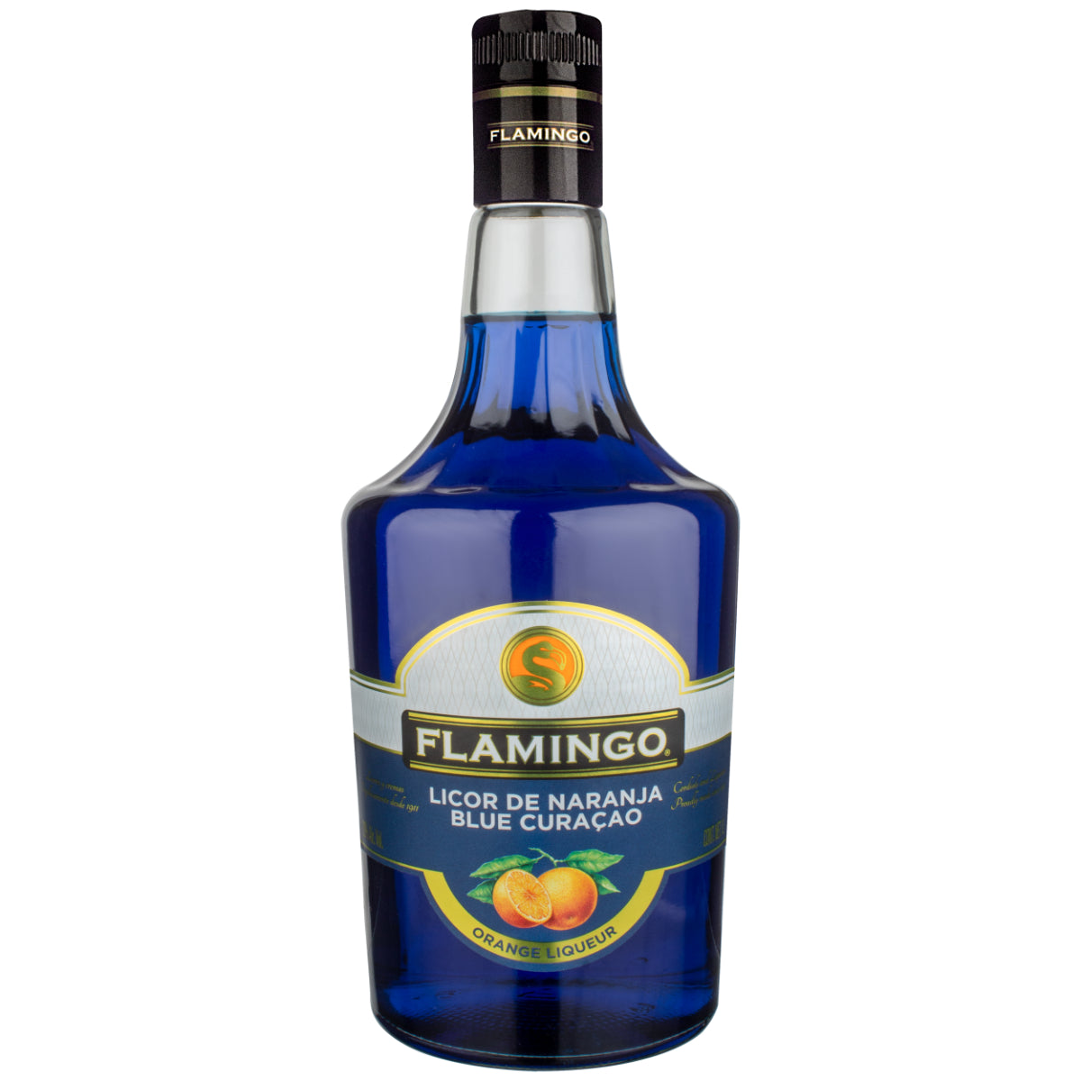 LICOR FLAMINGO CURACAO AZUL12/LT