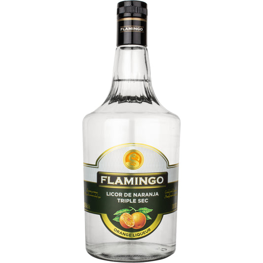 LICOR FLAMINGO NARANJA TRIPS 12/LT