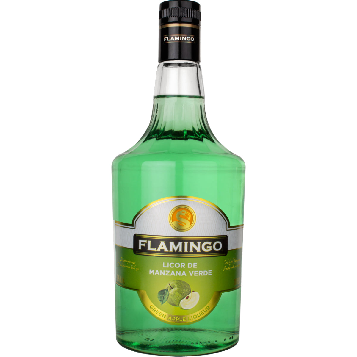 LICOR FLAMINGO MANZANA VERDE 12/LT