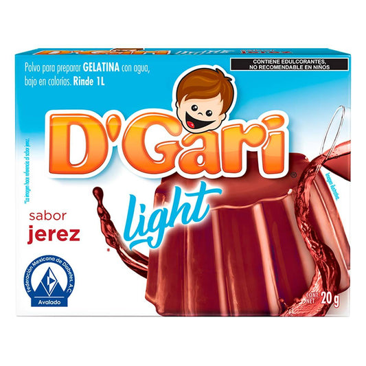 GEL DGARI AGUA LIGHT JEREZ 24/20GR