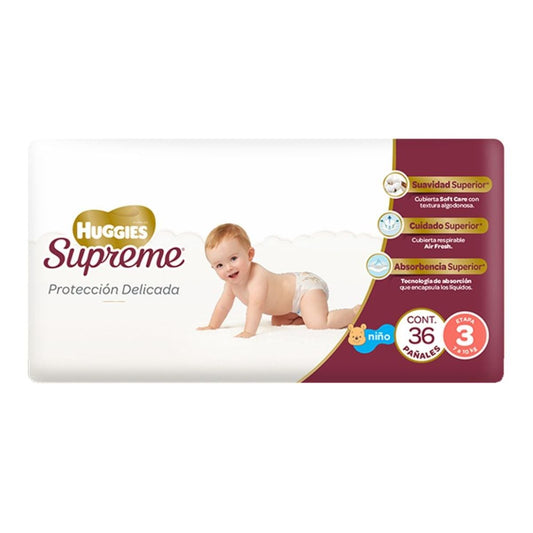 PÑ HUGGIES SUPREME P&N E3 UNISEX5/36PZ