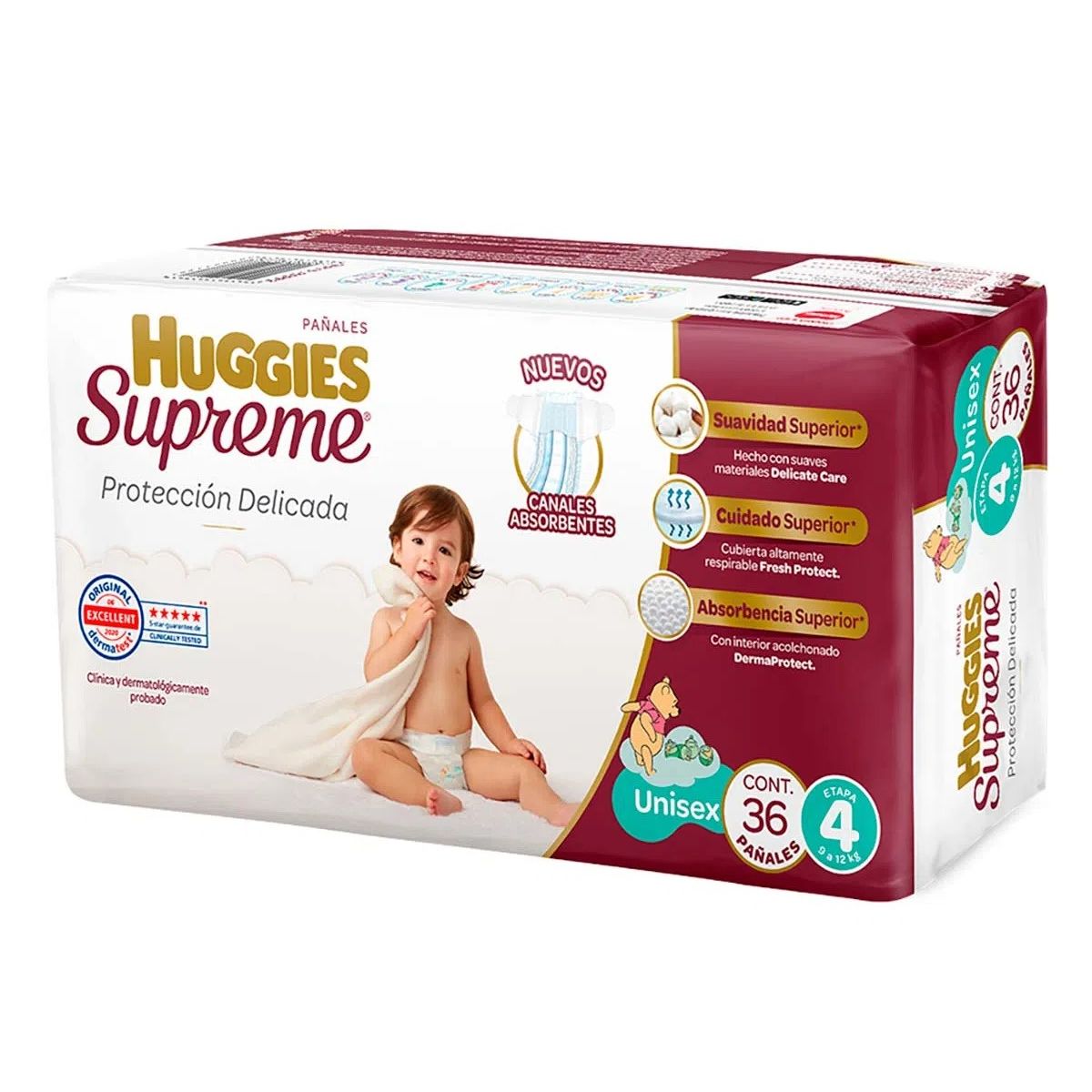 PÑ HUGGIES SUPREME P&N E4 UNISEX5/36PZ