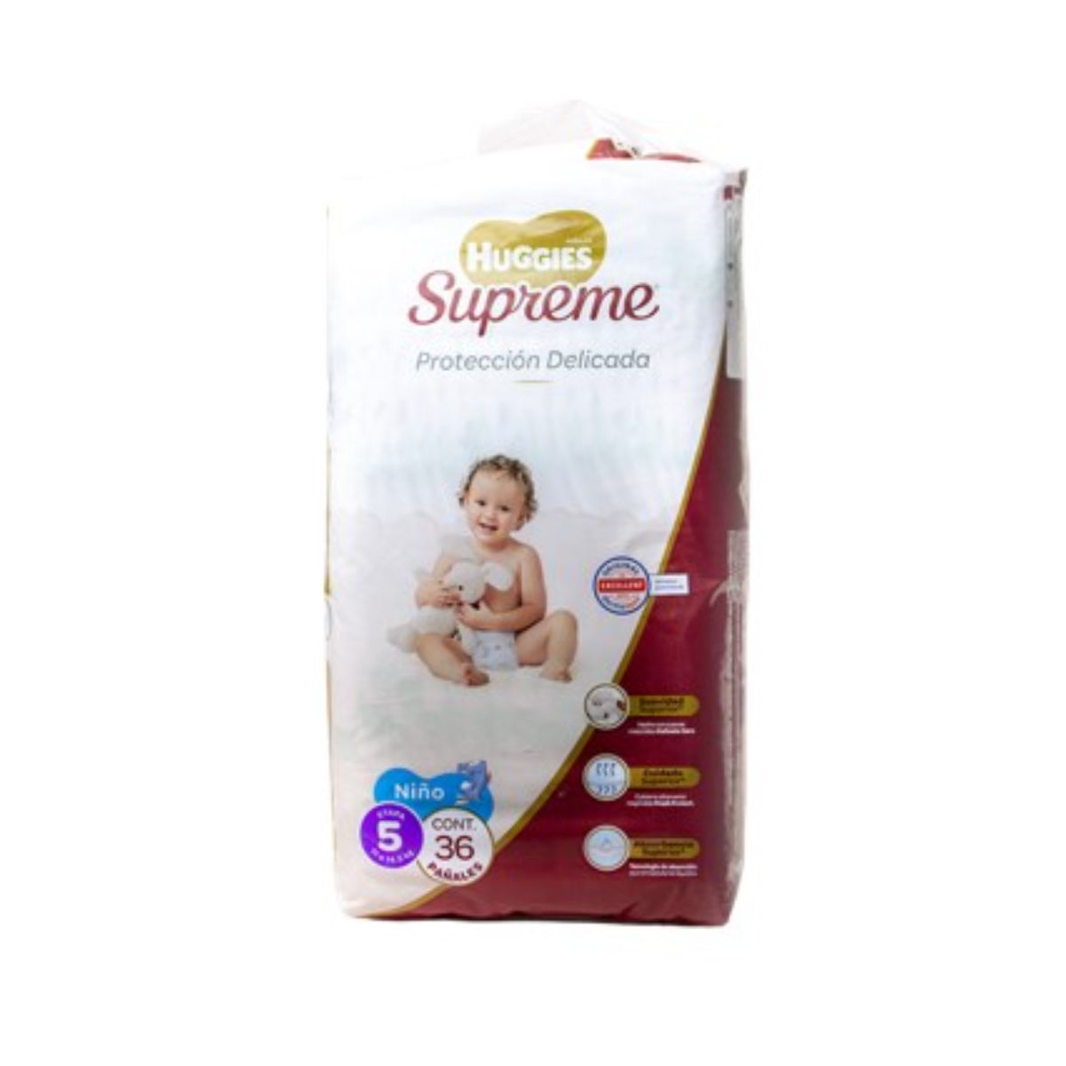 PÑ HUGGIES SUPREME P&N E5 UNISEX5/36PZ