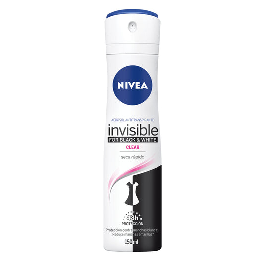 DS ANT NIVEA AER INVSIB CLEAR 12/150ML