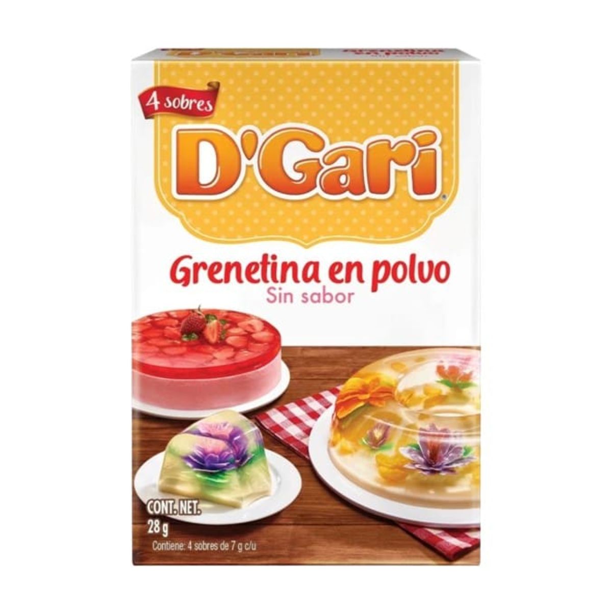 GEL DGARI GRENETINA18/28GR