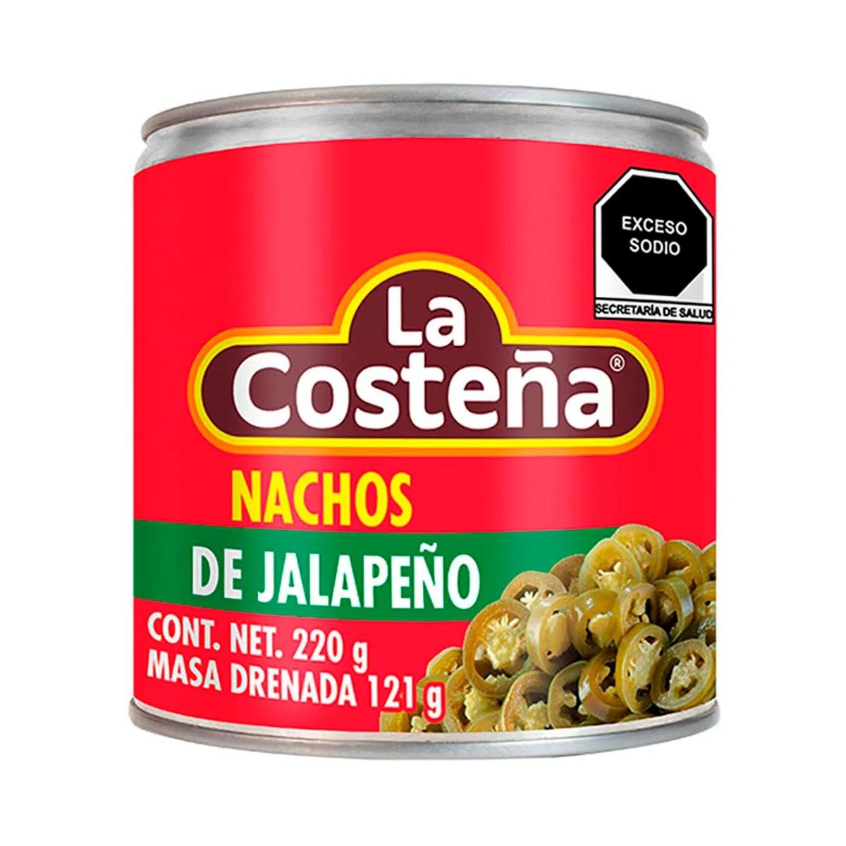 CH COSTEÑA JALAPEÑOS NACHOS 24/220GR