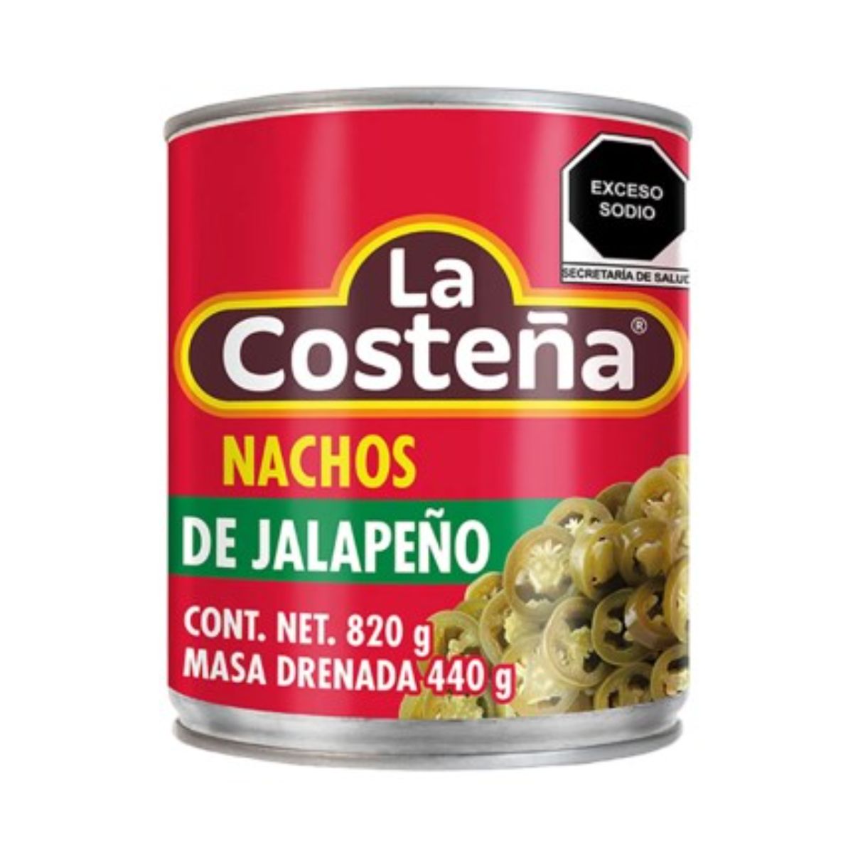 CH COSTEÑA JALAPEÑOS NACHOS 12/820GR