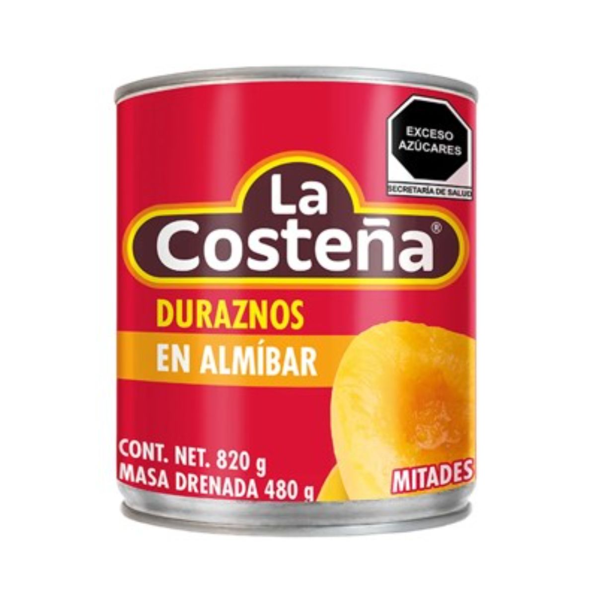 ALM COSTEÑA DURAZNO MITADES 12/820GR