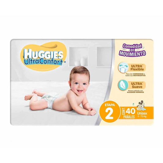 PÑ HUGGIES ULTRACONFORT E2 UNISEX 6/44PZ