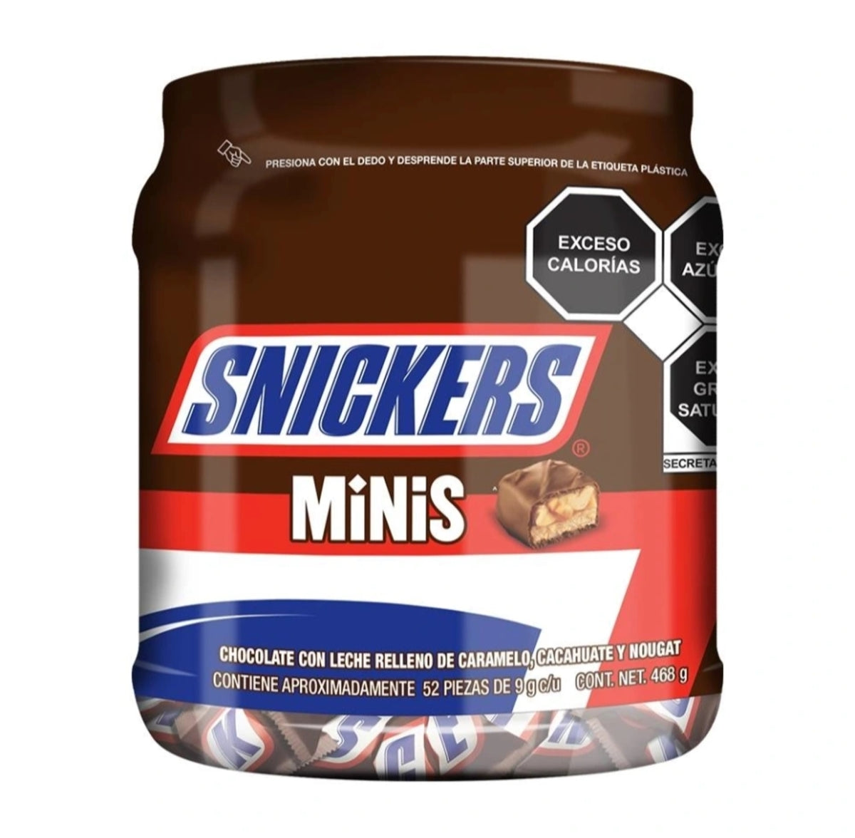 DL CHOC SNICKERS MINI VIT 52PZ