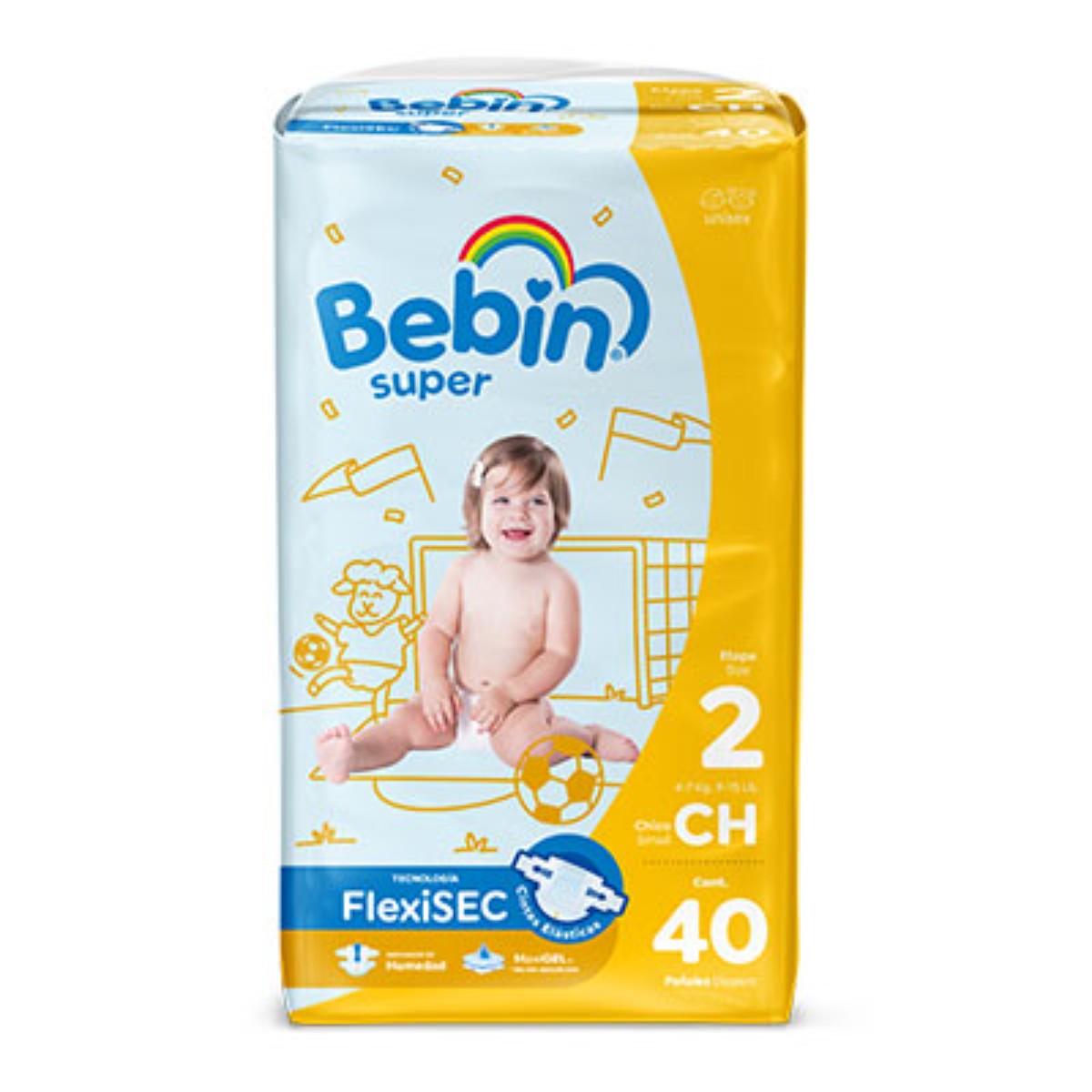 PÑ BEBIN SUPER CHICO40PZ