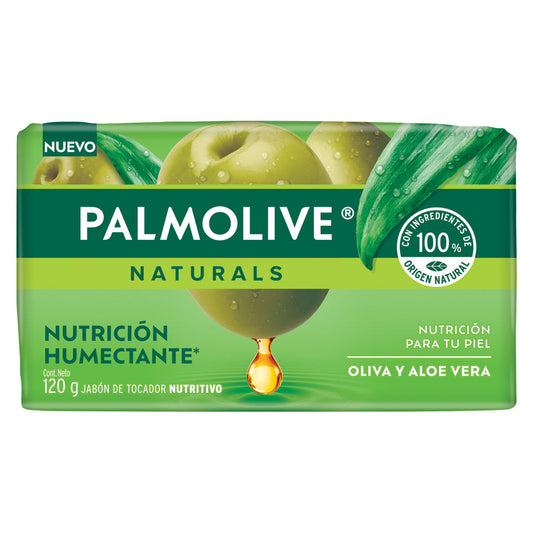 Jabon de barra Palmolive Naturals Aloe y Oliva 120 gr.