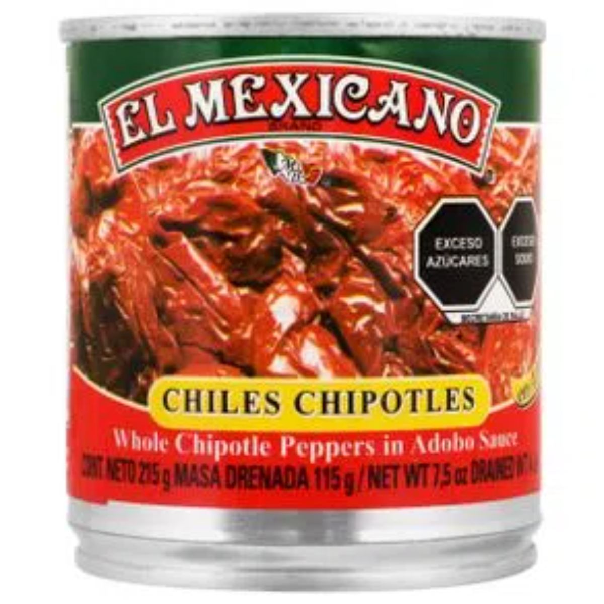 CH EL MEXICANO CHIPOTLES24/215GR