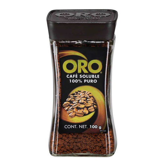 CAF ORO SOLUBLE 100% NATURAL12/100GR