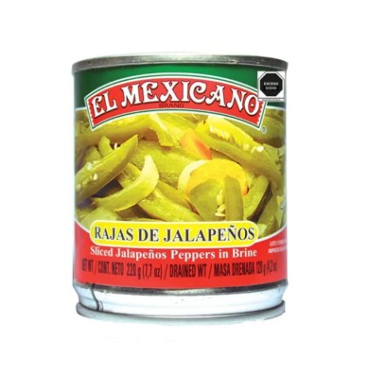 CH EL MEXICANO RAJAS VERDES 24/220GR