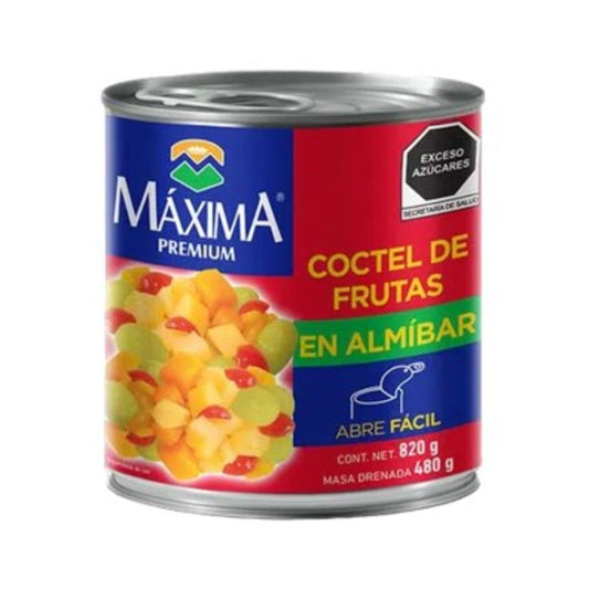 ALM MAXIMA COCTEL FRUTA 12/820GR