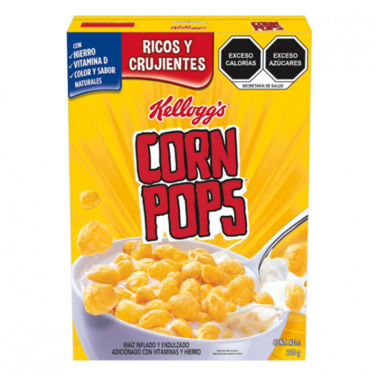 CER CORN POPS 28/210GR