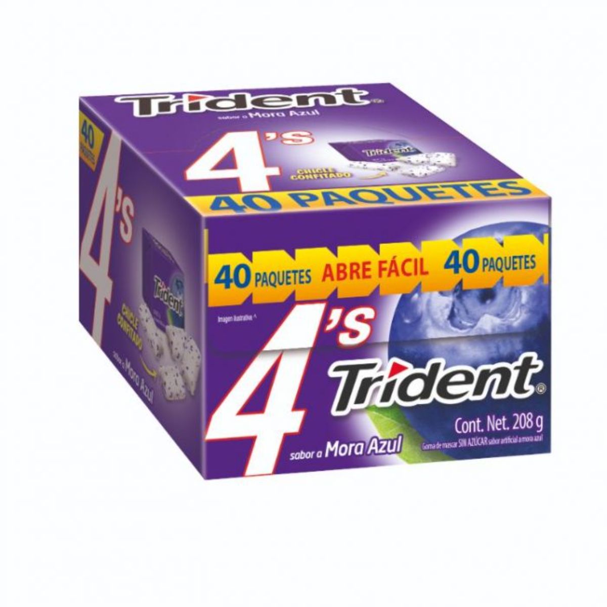 DL CHIC TRIDENT WHITE MORA 4S 40PZ