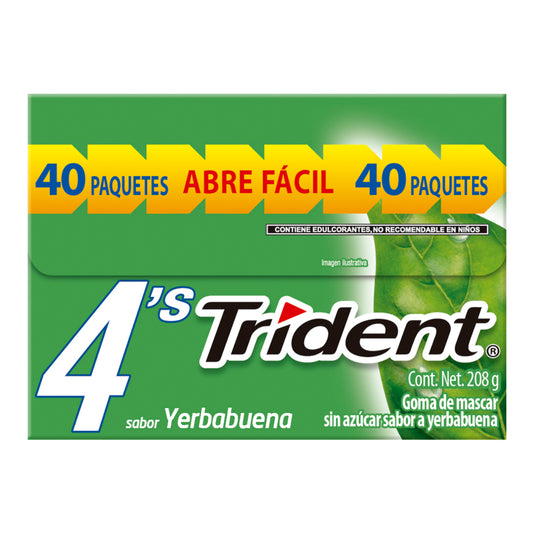 DL CHIC TRIDENT WHITE YERBA 4S40PZ