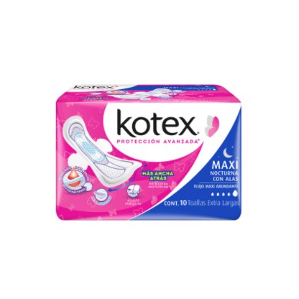 TF KOTEX MAXI DIA Y NOCHE24/10PZ