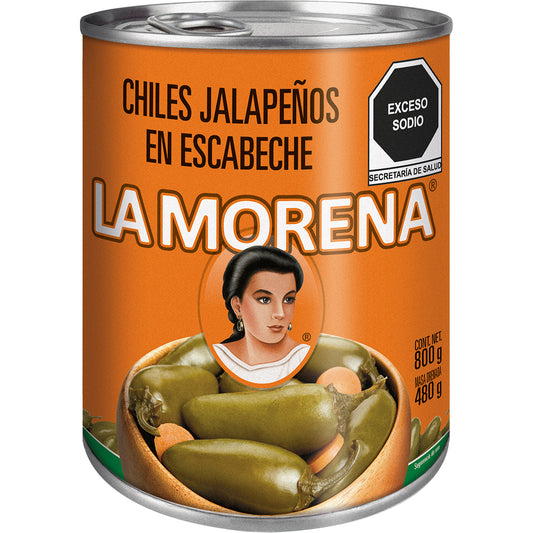 CH LA MORENA JALAPEÑO ESCABECHE 12/800GR