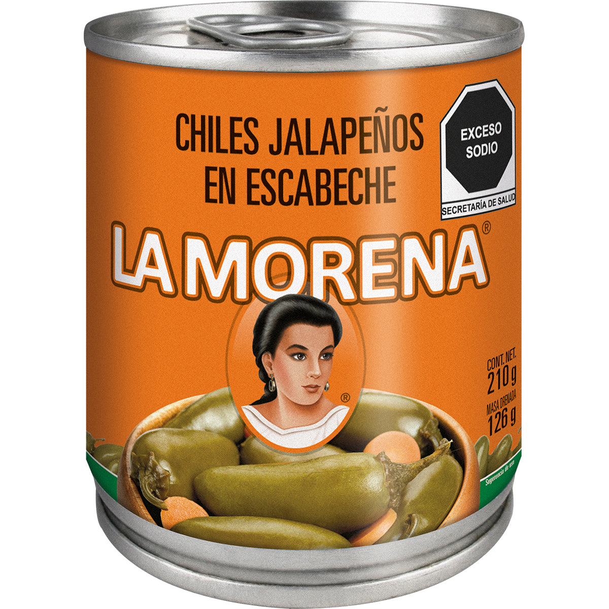 CH LA MORENA JALAPEÑO ESCABECHE 48/210GR