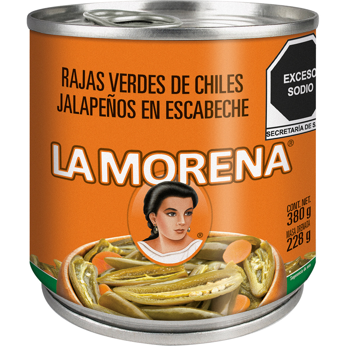 CH LA MORENA RAJA VERDE ESCABE24/380GR