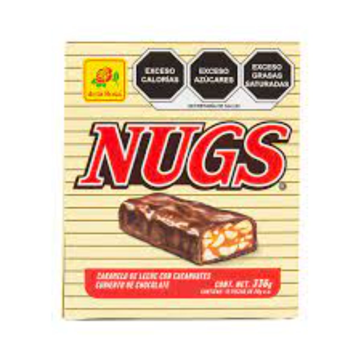 DL CHOC LA ROSA NUGS12PZ