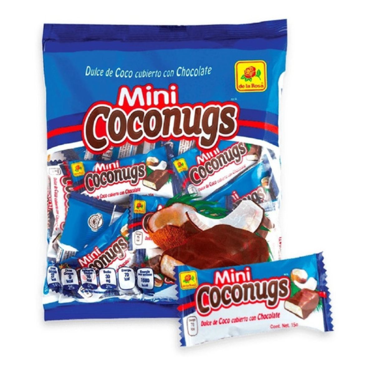 DL CHOC LA ROSA COCONUGS MINI 24PZ