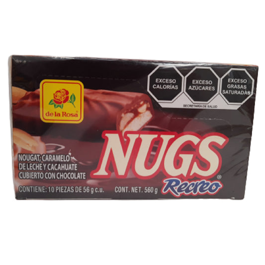 DL CHOC LA ROSA NUGS RECREO 10PZ