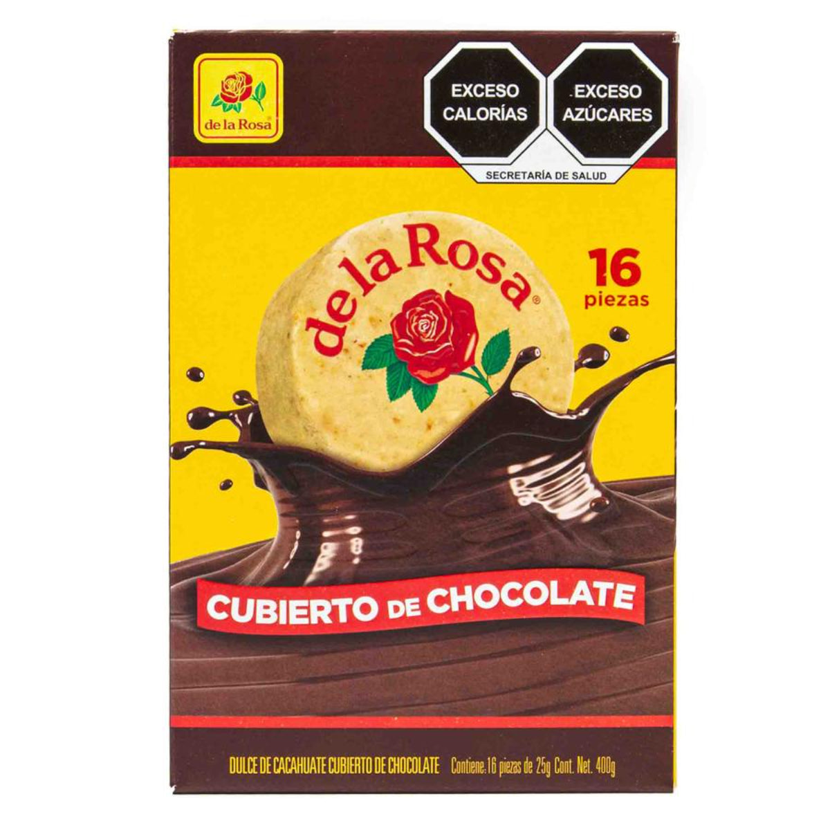 DL LA ROSA MAZAPAN CHOCOLATE16PZ