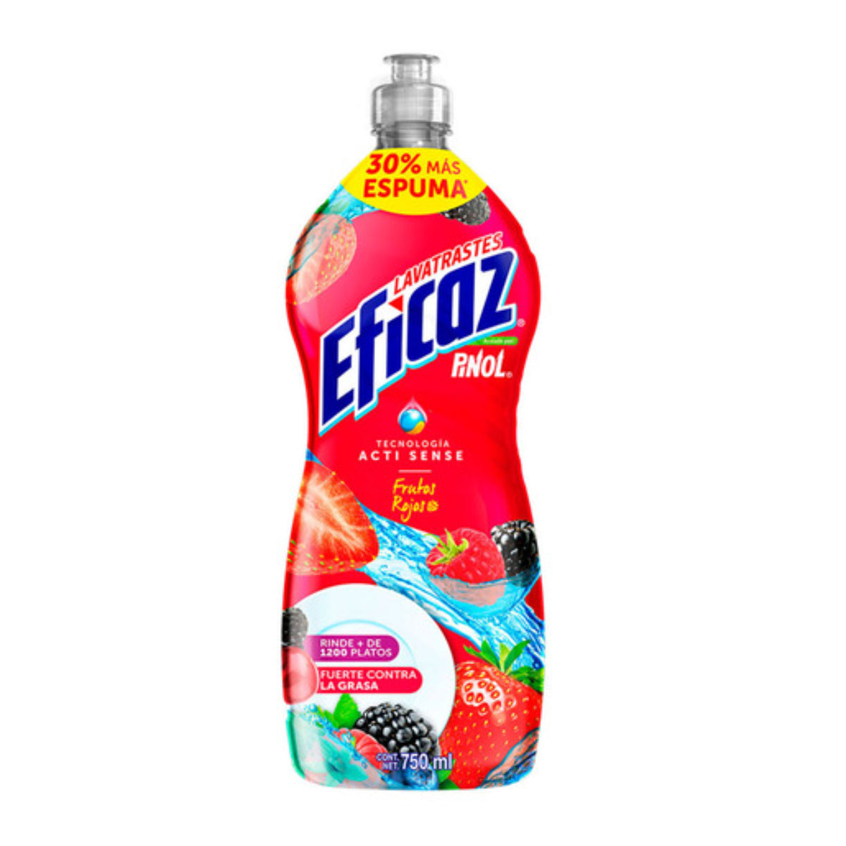 LT LIQ EFICAZ FRUTOS ROJOS12/750ML