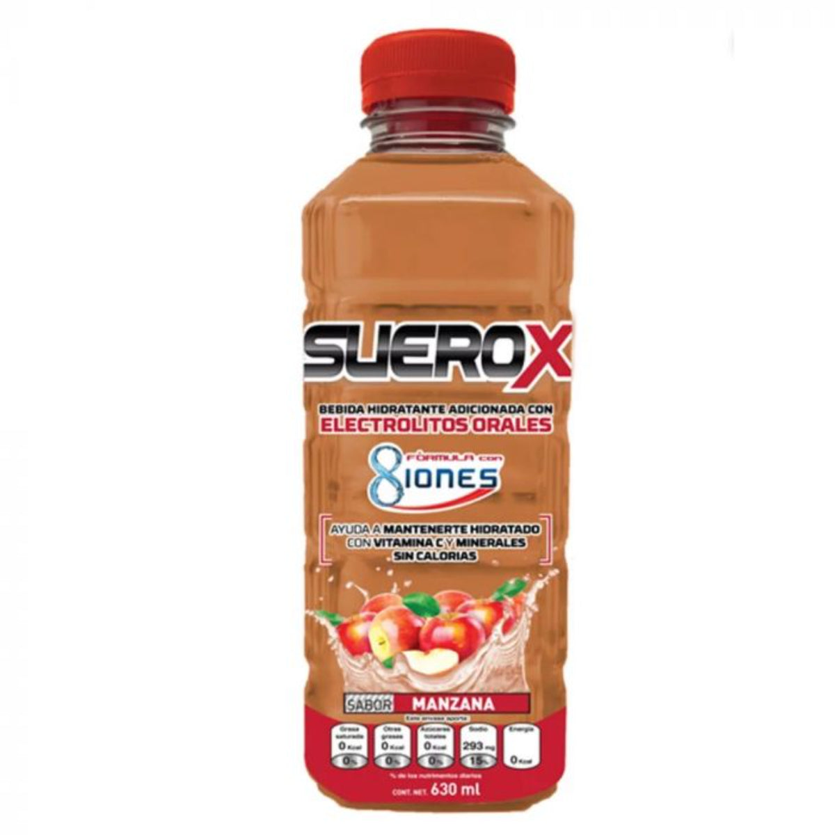 FAR SRO SUEROX MANZANA12/630ML