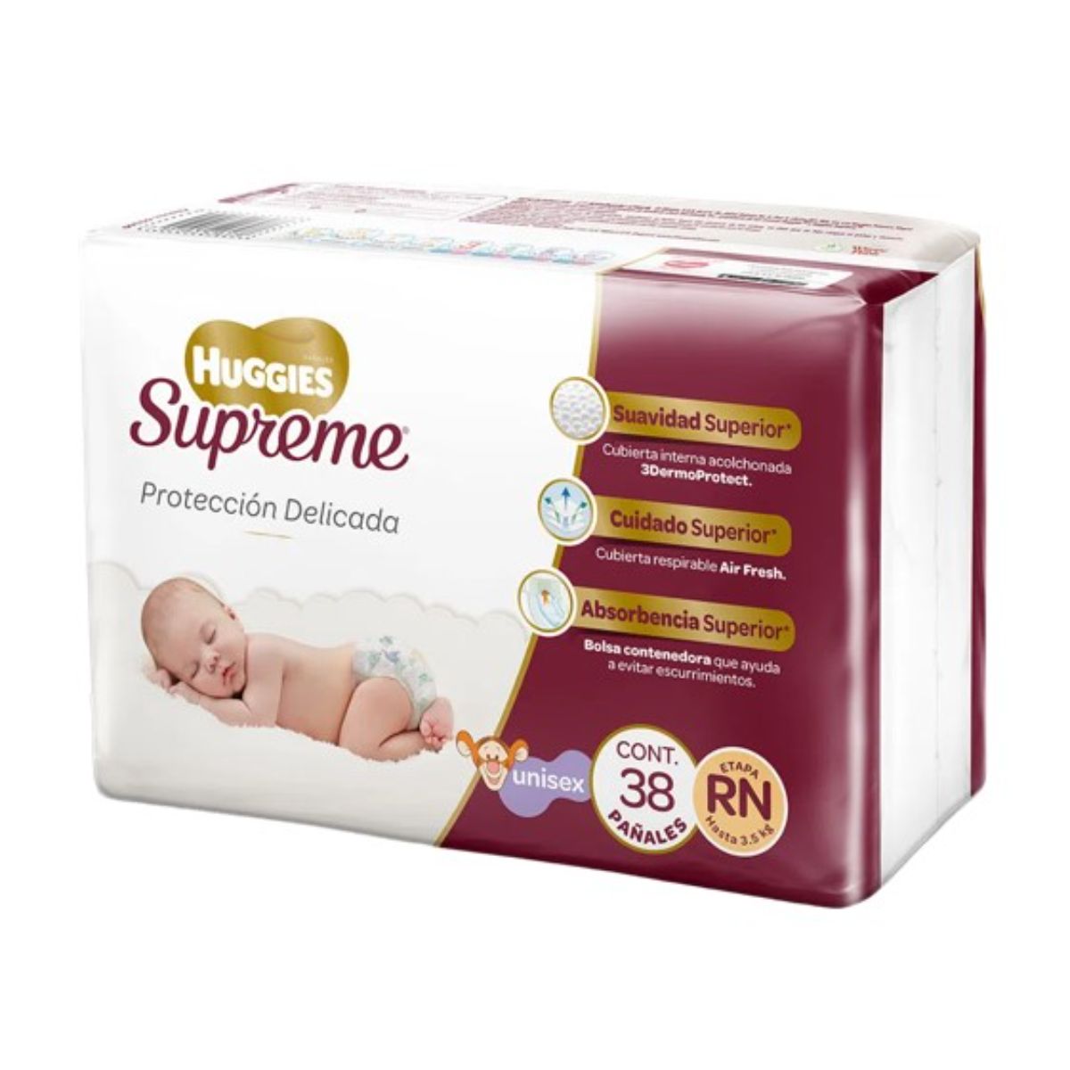 PÑ HUGGIES SUPREME RECIEN NACIDO6/40PZ