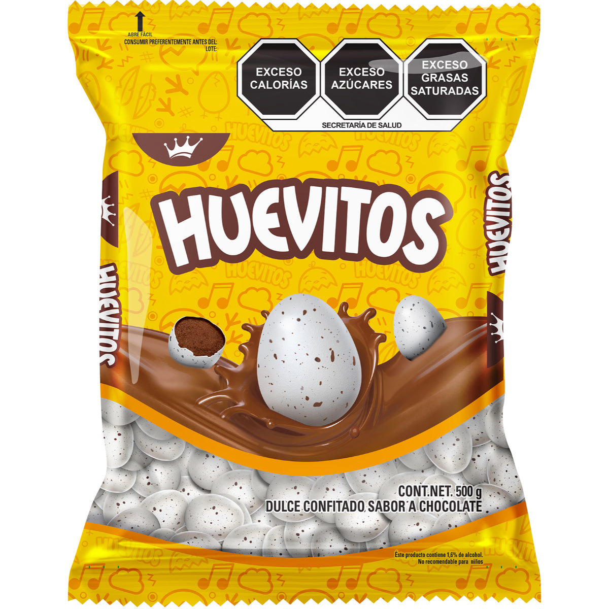 DL CHOC LA CORONA HUEVITO PINTO500GR