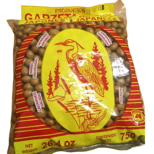 BT CACAHUATE JAPONES GARZETA25/750GR