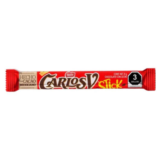 DL CHOC CARLOS V SUIZO STICK20/8GR