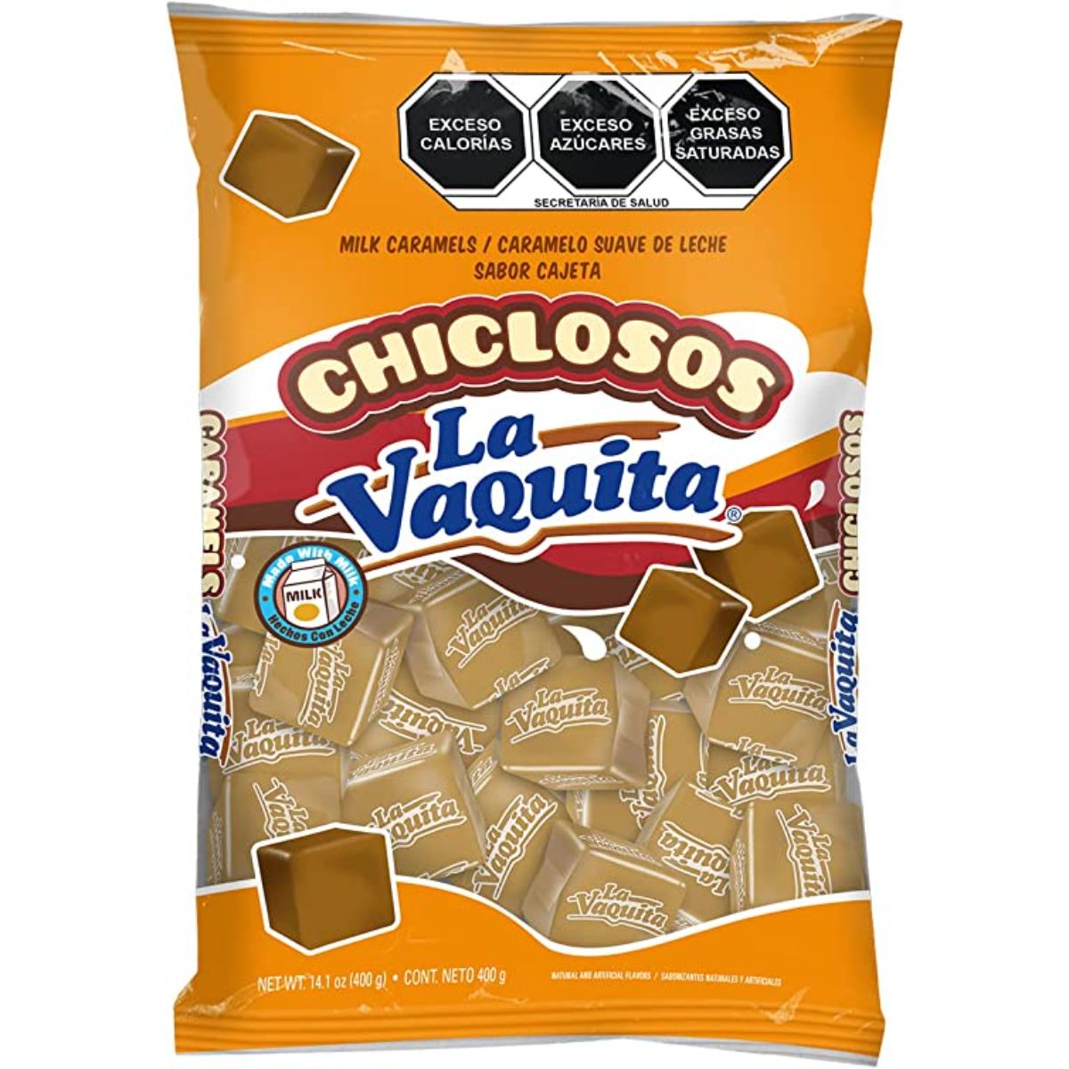 DL DULCES CHICLOSO LA VAQUITA400GR