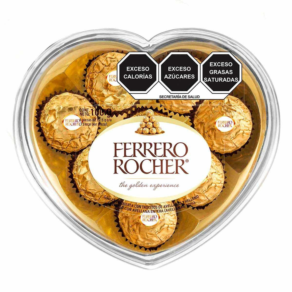 DL CHOC FERRERO ROCHER CORAZO T8 100GR