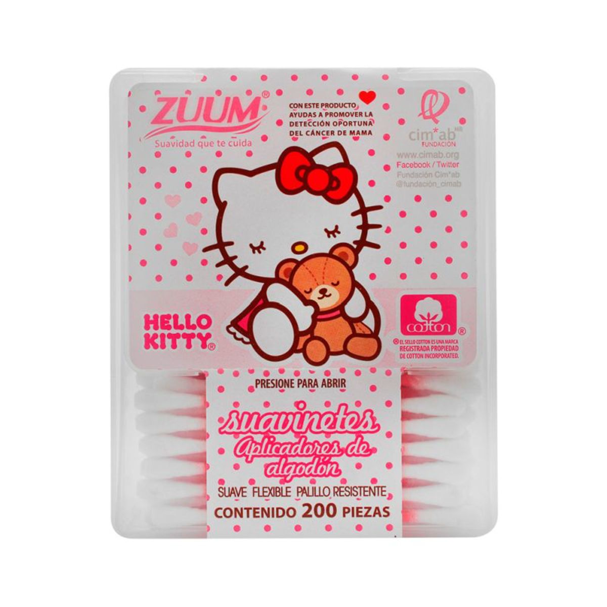 PF APLICADORES ZUUM HELLO KITTY 24/200PZ