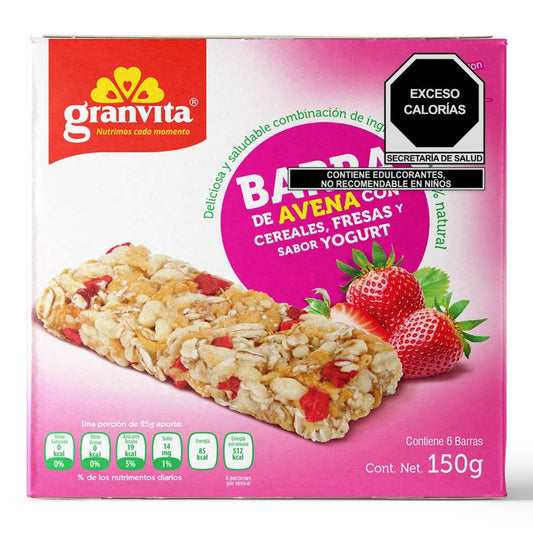 CER BAR AVENA FRESA GRAN VITA 12/150GR