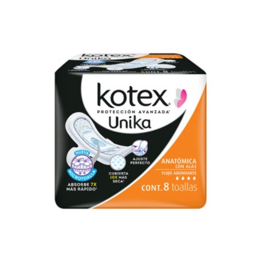 TF KOTEX UNIKA ANATOMICA C/A10/8PZ